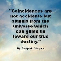 Quote - Coincidence - Deepak Chopra