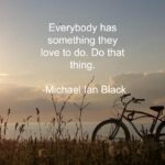 Quote - Do Something by Micheal Ian Black
