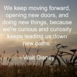 Quote - Moving Foward by Walt Disney