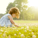 Girl in field