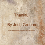 song-thankful-by-josh-groban