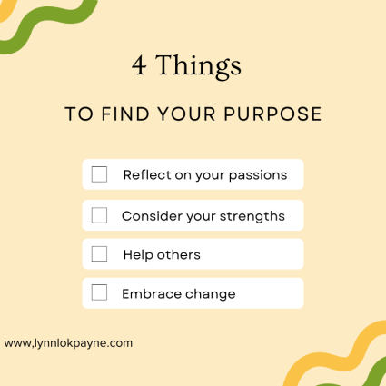 to find your purpose